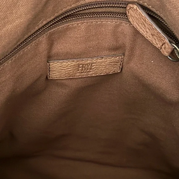 Frye Zuri Convertible Leather Shopper Tote no crossbody strap purse bag A00179 - Picture 7 of 11